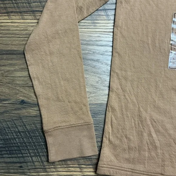 Alpine Design Women's Peak Duofold Henley Long Sleeve Caramel Brown Large‎ NWT - Picture 4 of 6